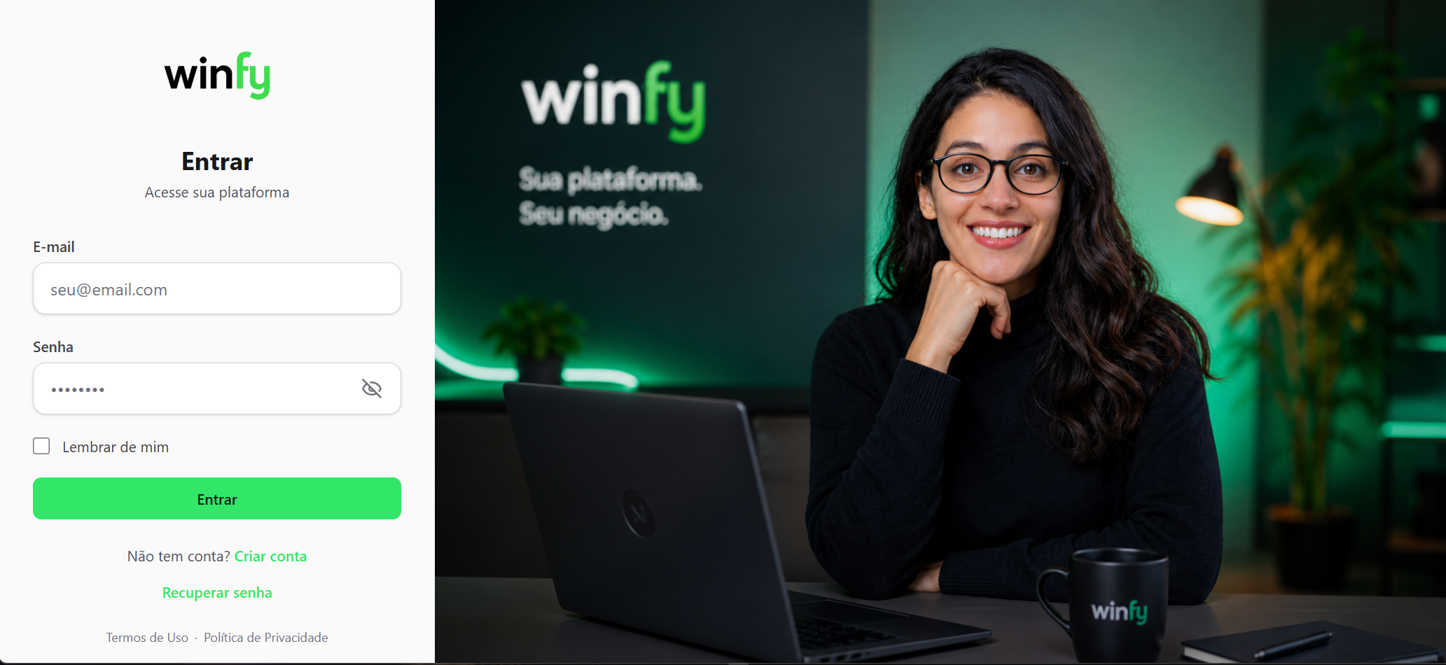 Área de Membros Winfy